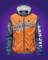 Hooded Windbreaker Jacket Mockup - Front View
