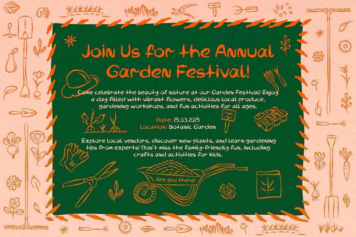 Garden Notes handwritten font