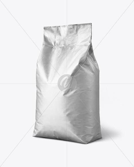 Metallic Bag with Handle Mockup