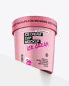 Matte Ice Cream Cup Mockup