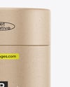 Kraft Paper Tube with Tea Mockup