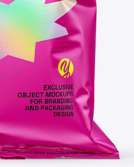 Matte Snack Bag Mockup