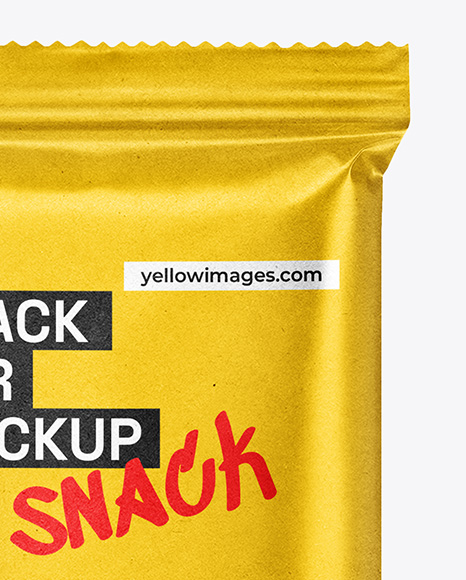 Kraft Paper Chocolate Bar Mockup