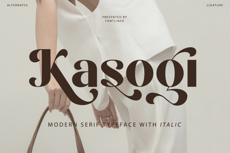 Kasogi - Modern Sans Font - Magazine font