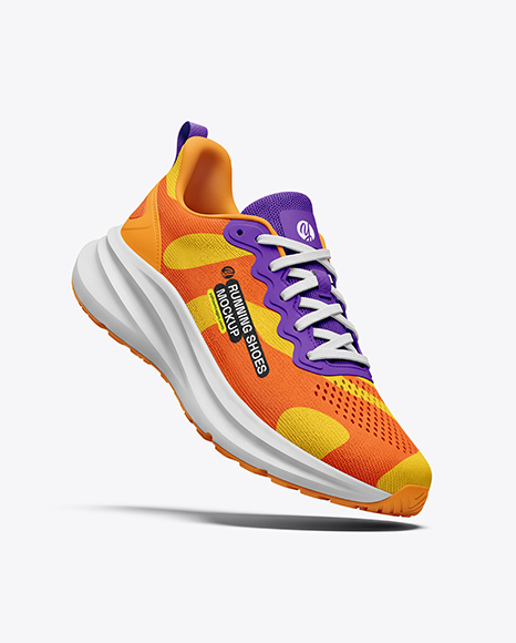 Floating Running Shoe Mockup