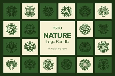 Nature Logo Bundle - Graphics