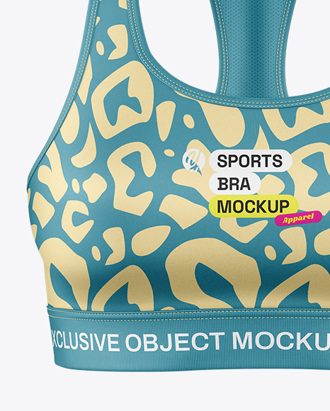 Women's Sports Bra Mockup