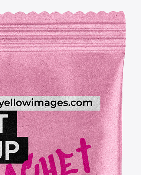 Kraft Paper Sachet Mockup