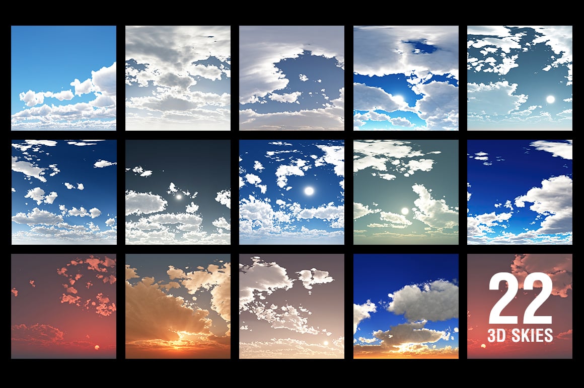 3d Sky Panoramas Bundle