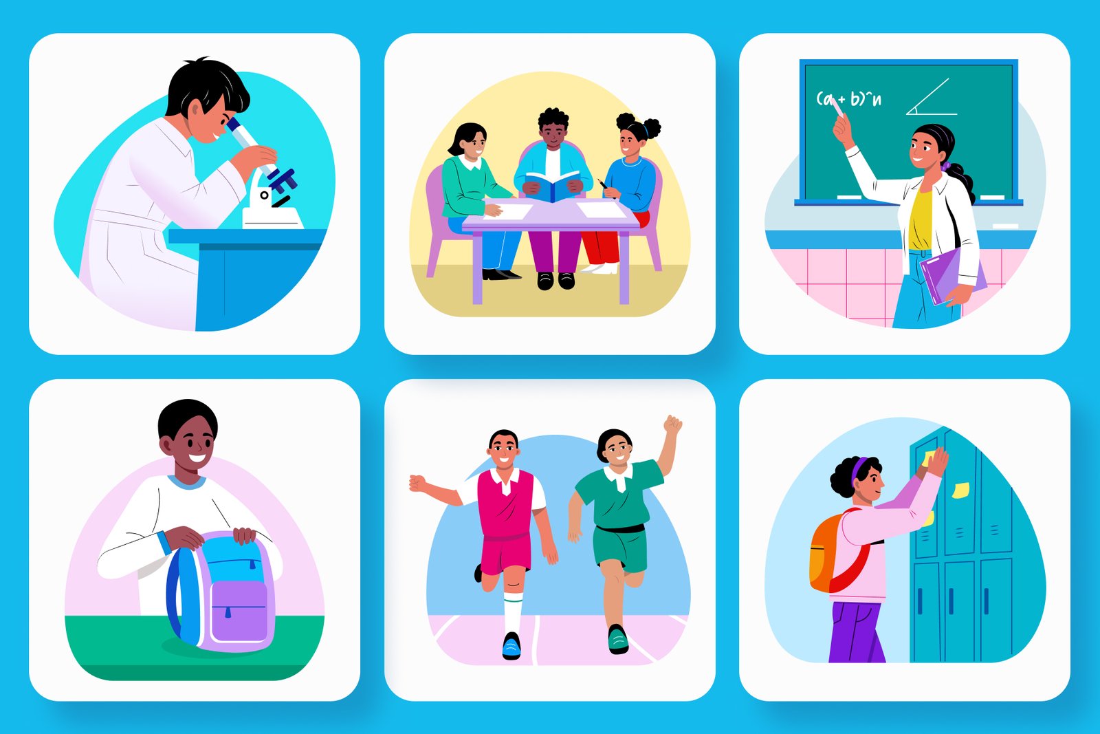 Back To School Illustration Art Pack