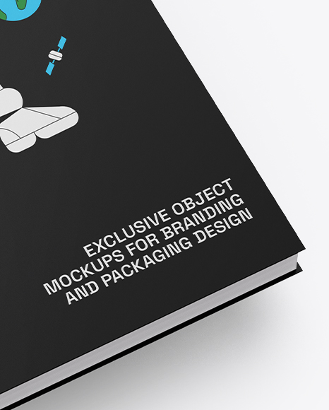 Two Hardcover Books Mockup