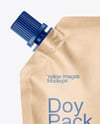 Kraft Paper Doy Pack Mockup