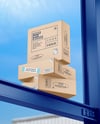 Paper Boxes on the Beams Mockup