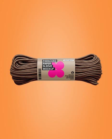 Paracord with Paper Sleeve Mockup