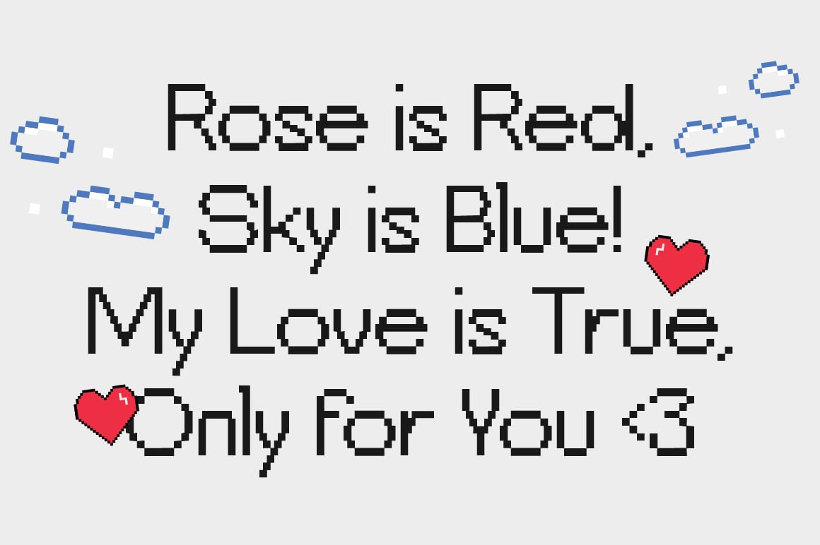 Bitend Geometric Edgy Y2K Pixel Font