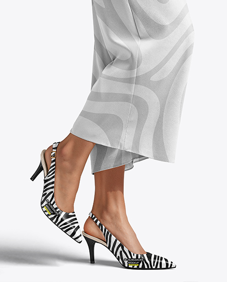 Slingbacks on Woman's Legs Mockup - Leggings+Mockup+In+Apparel+Mockups+On+Yellow+Images+Creative+Store
