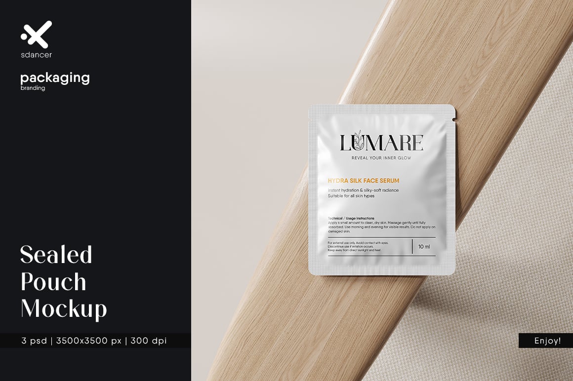 Sealed Pouch Mockup