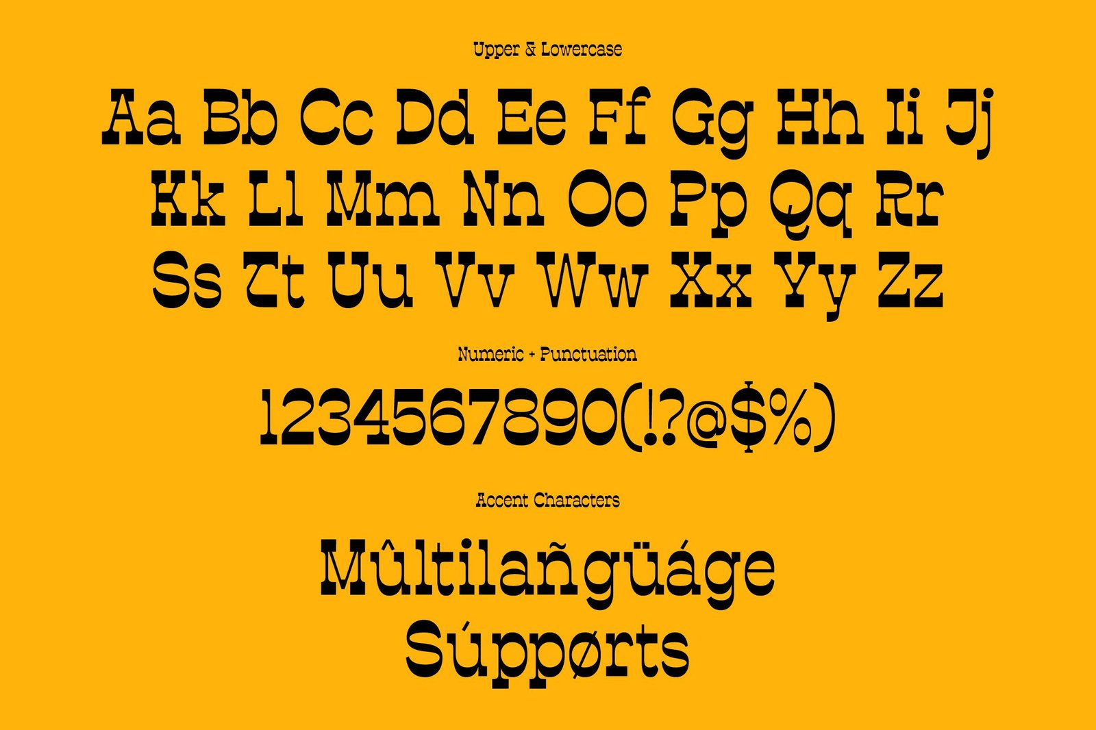 Estripe – A Reversed Contrast Font