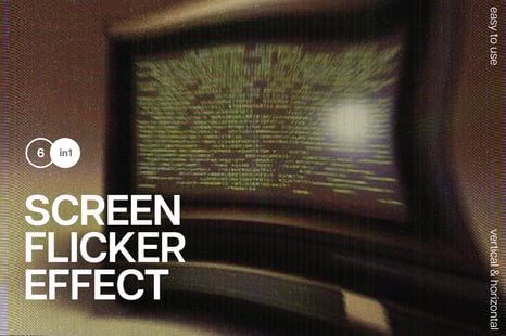 CCTV Screen Flicker Effect - Vhs style