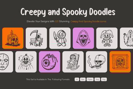 Creepy and Spooky Doodles