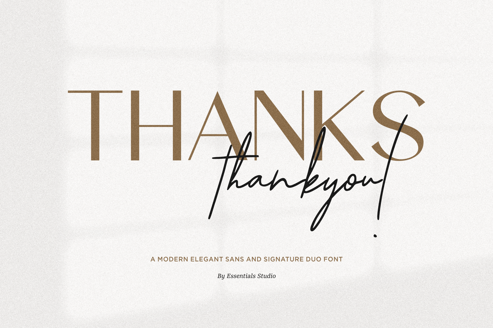 Chovilane Signature Austine - Duo Font, Sans and Signature Font