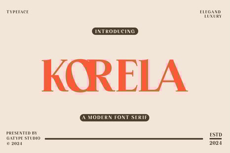 Korela Serif - Fonts