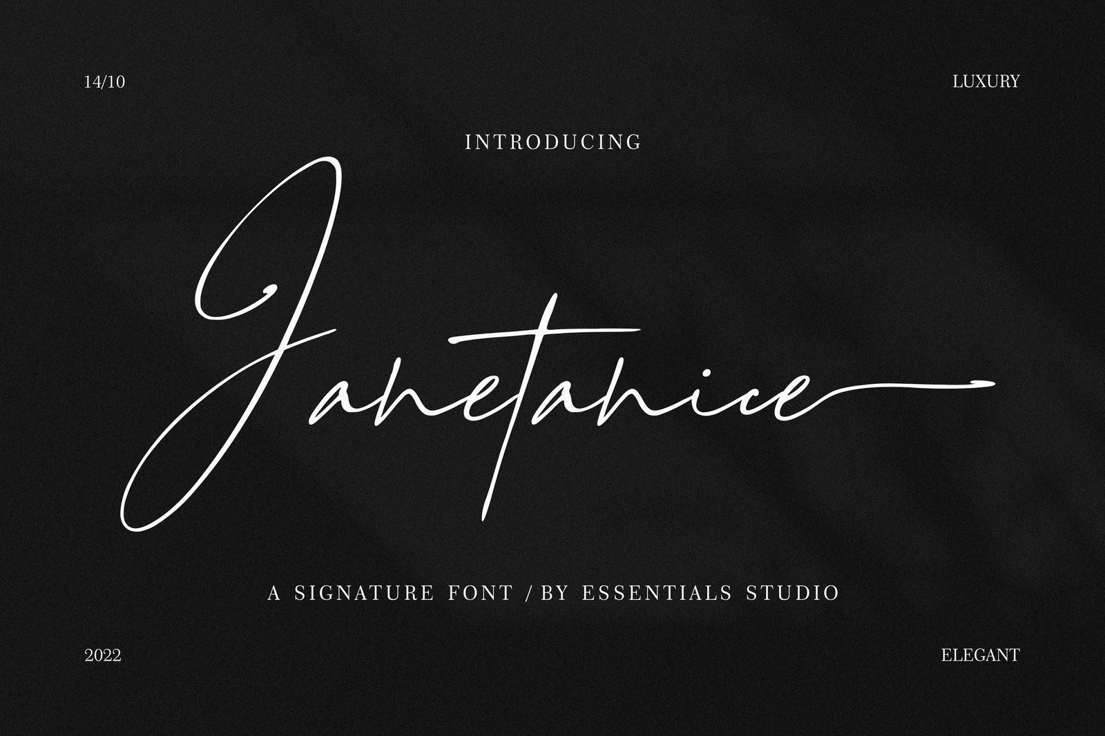 Janetanice - Elegant Signature Font
