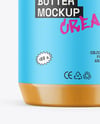 Jar With Peanut Butter Mockup