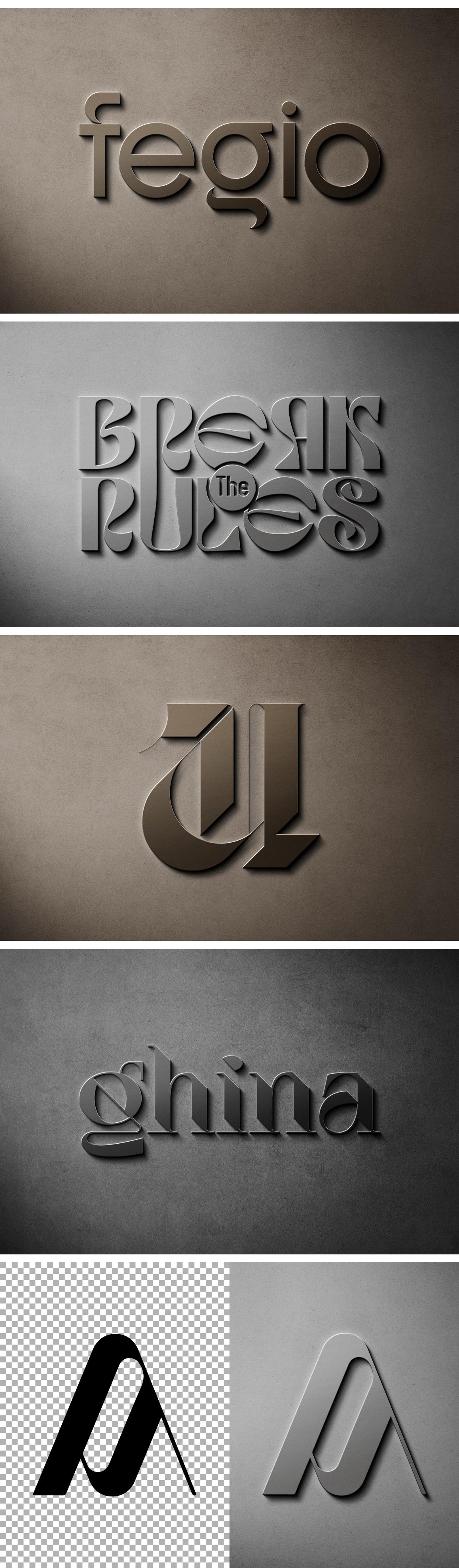 Stainless Metal Sign Mockups