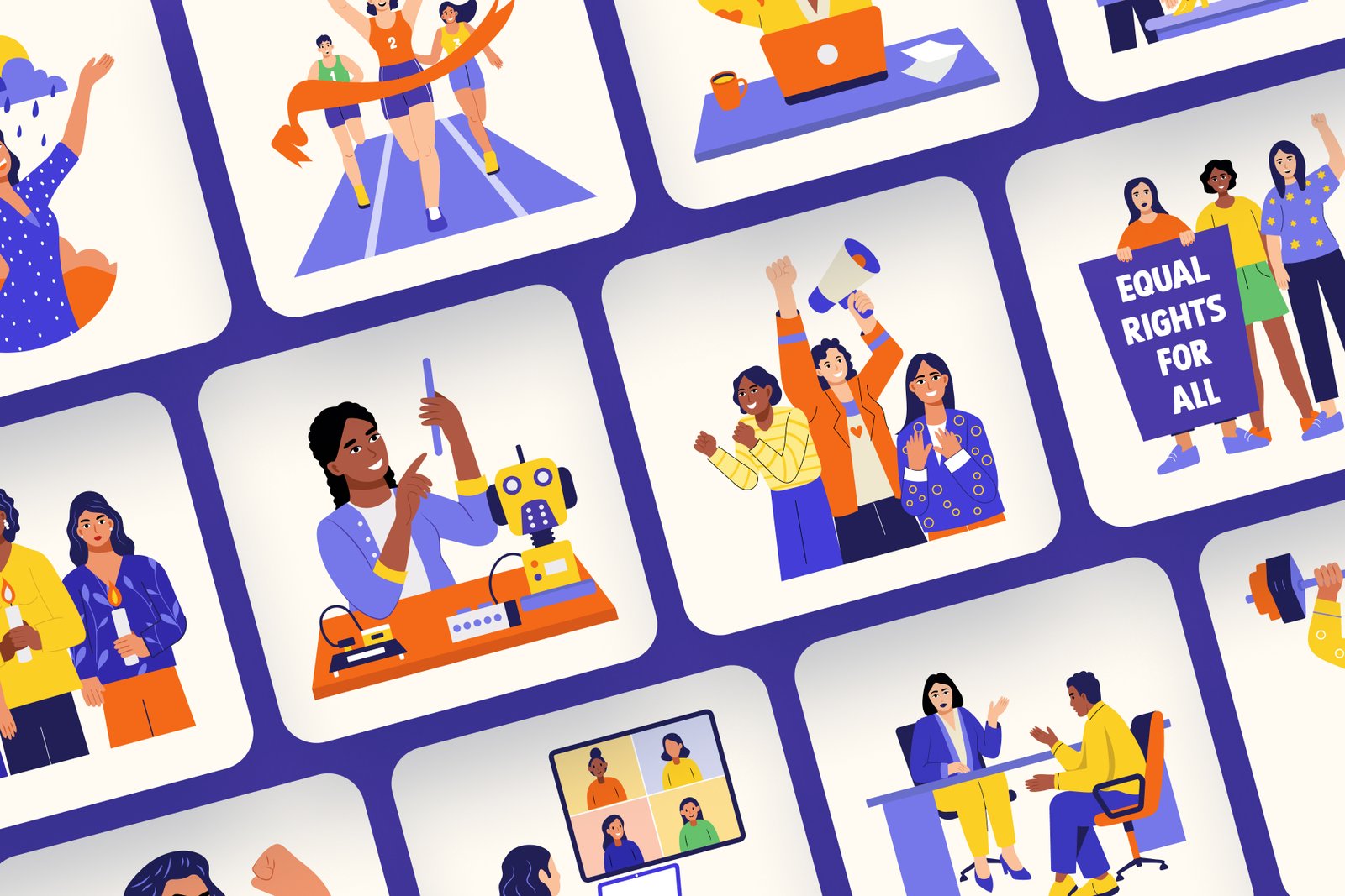 Feminist Icons Illustration