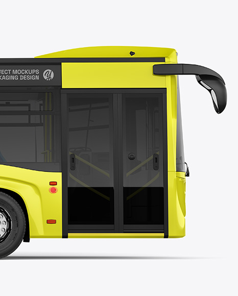 City Bus Mockup - Side View
