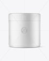 Matte Cosmetic Jar Mockup