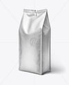 Metallic Coffee Bag Mockup