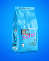 Glossy Coffee Bag Mockup – Half Side view