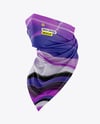 Neck Gaiter Mockup - Half Side View