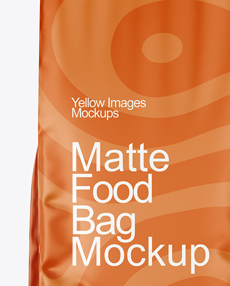 Matte Food Bag Mockup