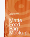 Matte Food Bag Mockup