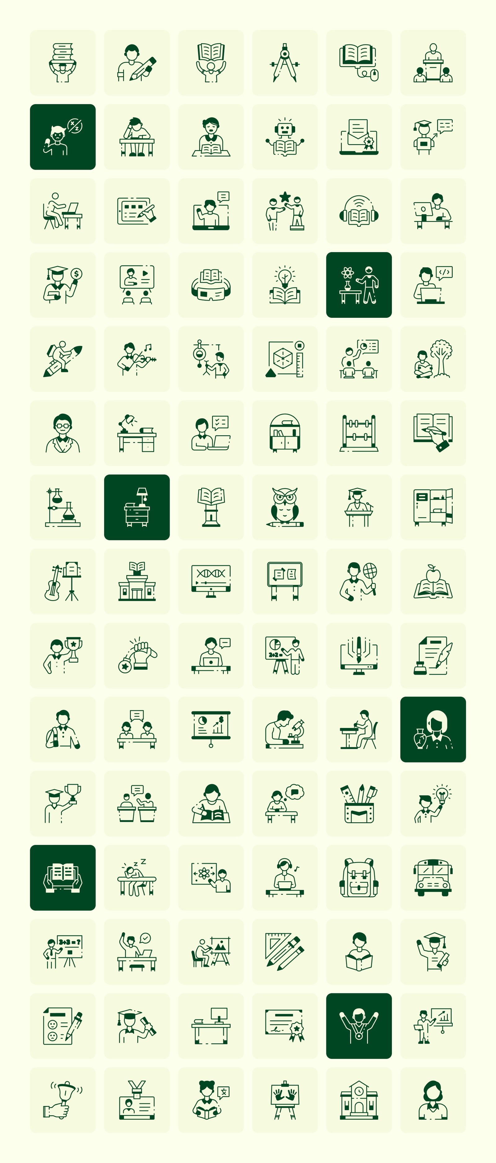 Education and Science Icons