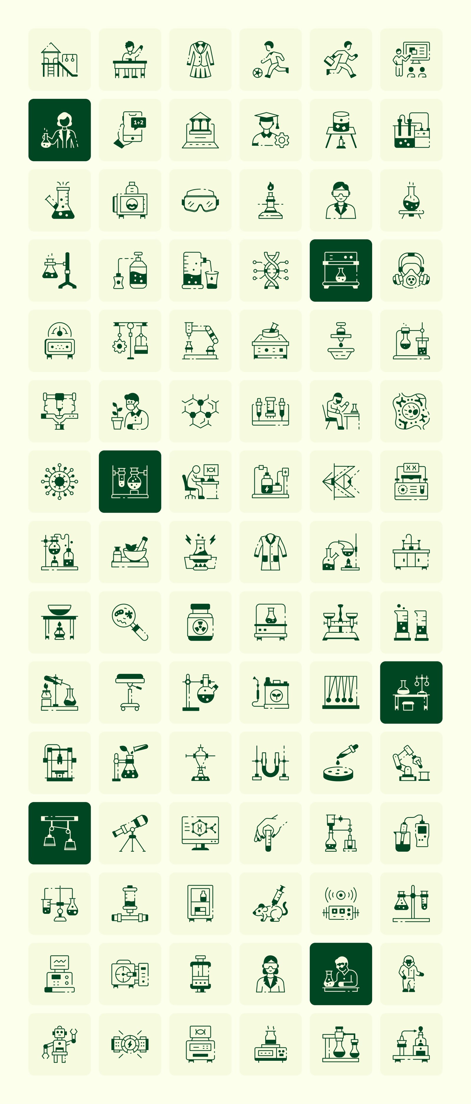Education and Science Icons