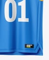 Basketball Jerseys Hanging in a Studio Mockup