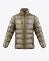 Glossy Down Jacket Mockup