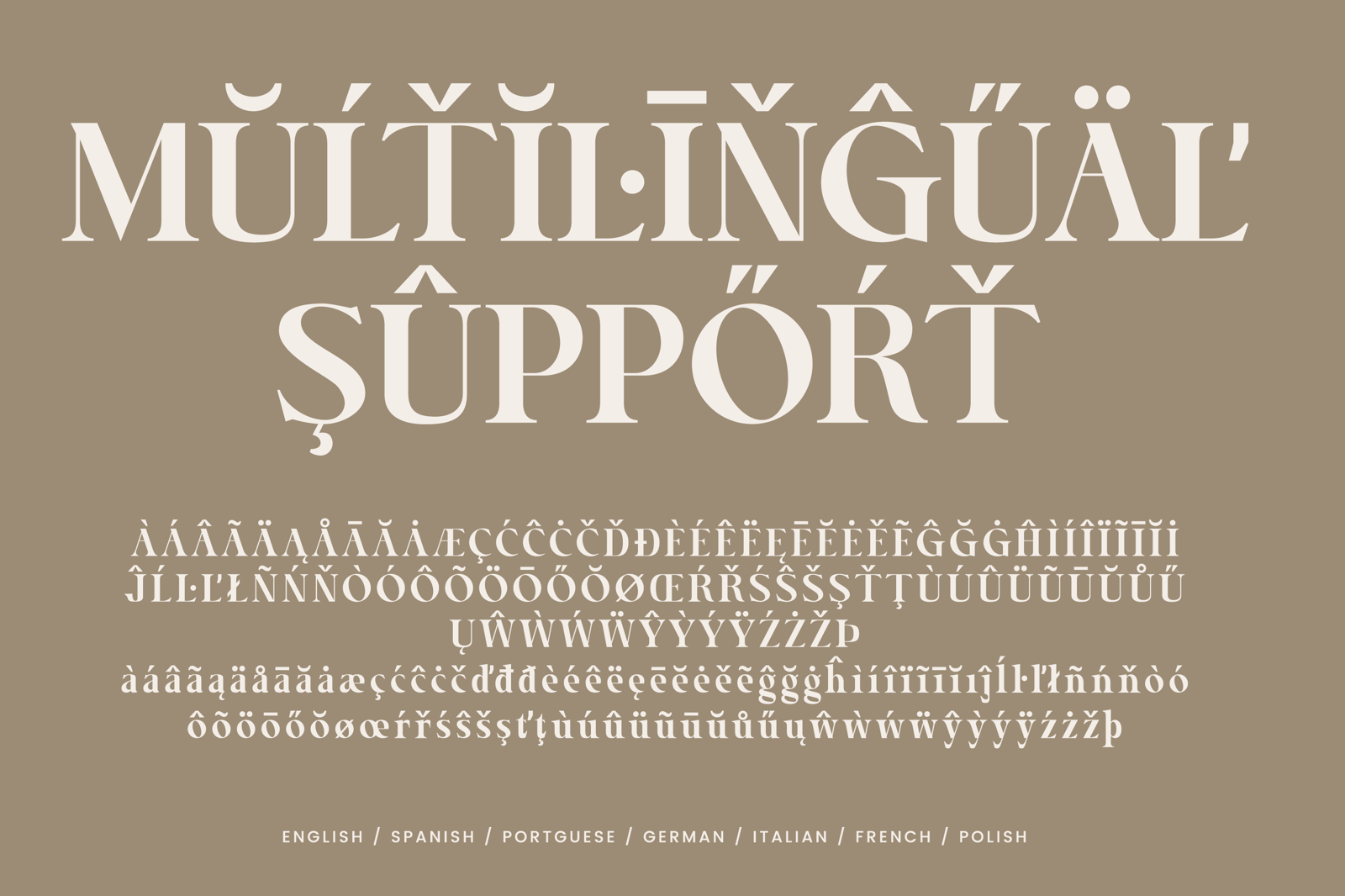 Lisanica - Display Serif Font