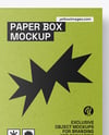 Empty Opened Kraft Box Mockup