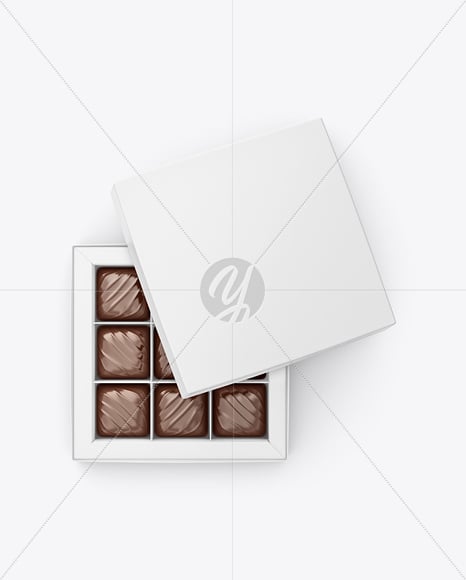 Chocolate Sweets Box Mockup