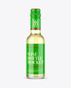 250ml White Wine Bottle Mockup