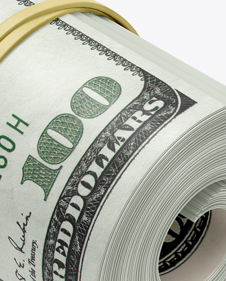 Money Roll Mockup