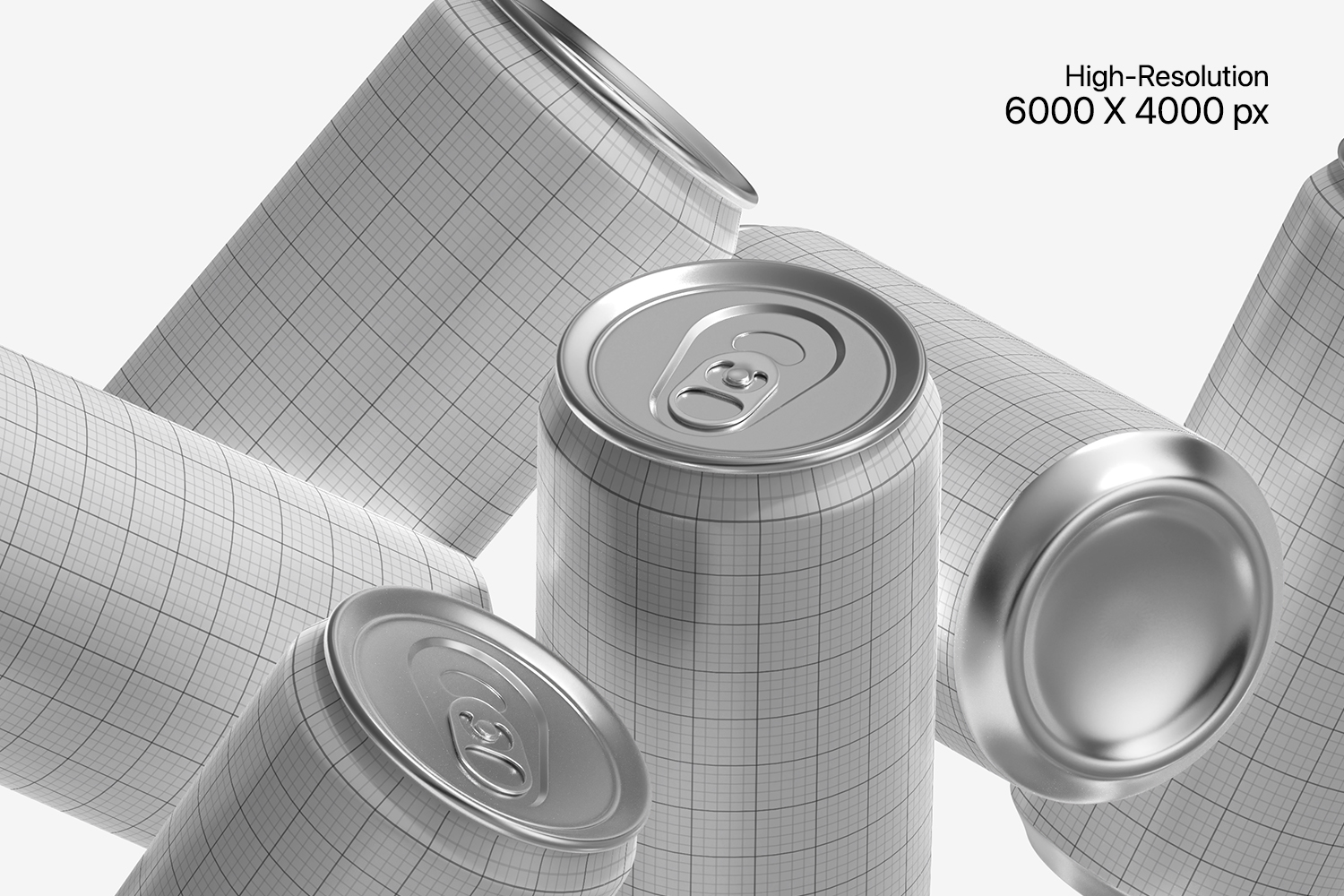 Soda Can Packaging Mockup
