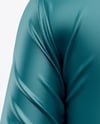 Satin Varsity Zip-Up Jacket Mockup