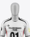 Full Soccer Kit w/ Mannequin Mockup – Front View