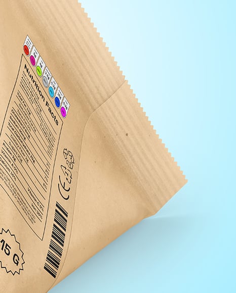 Kraft Triangular Package Mockup